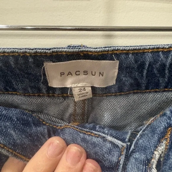 Pacsun Denim Mini Skirt - Picture 2 of 4